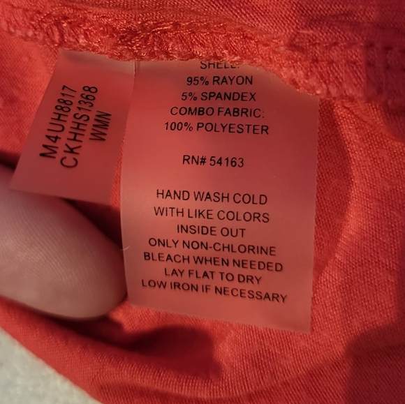 Coral Calvin Klein top - Picture 2 of 5